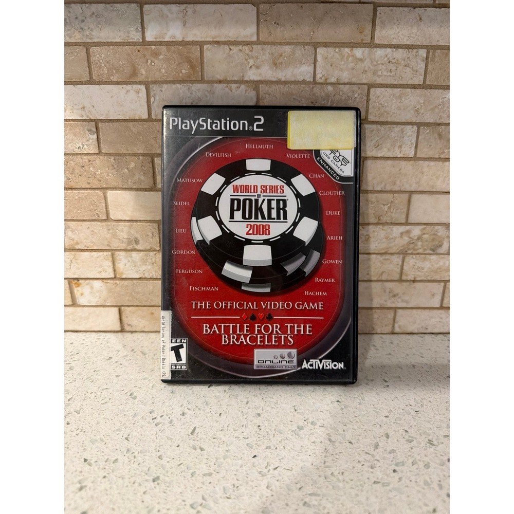 World Series of Poker 2008 PS2 Game